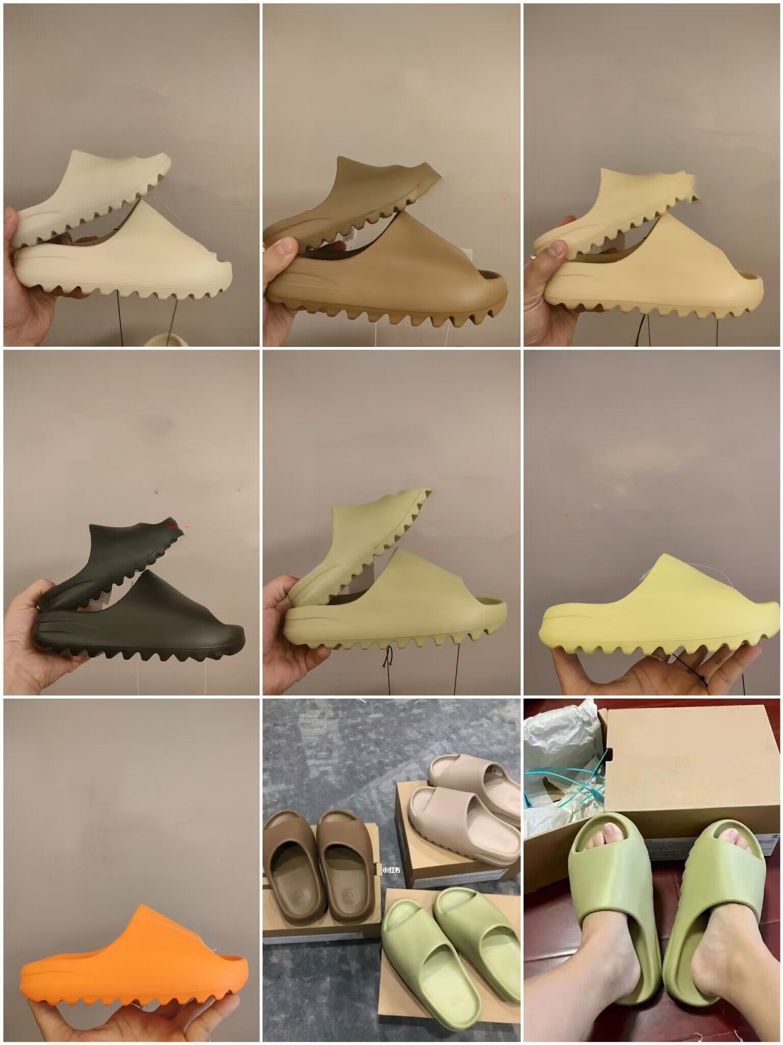 

2023 Designer Slippers Sandals Men Women slider Vermillion Mineral Blue Onyx Pure Slide Slipper sliders Ochre Bone Resin Clog Desert Ararat runr slides shoe Eur 36-45