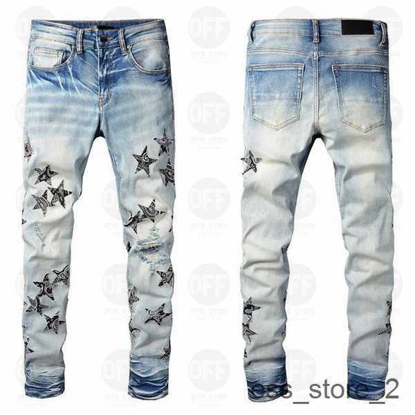 

Straight Biker amirly Men Army Mens Slim Designers Denim for Jeans s Print Distressed Fashion Ripped Mans Skinny Pant 7 0M78