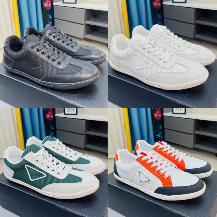 

High Quality Designer Shoes Mens Sneakers Calfskin Breathable men Trainers Chaussures Comfortable soft sole shoes with box size 38-44