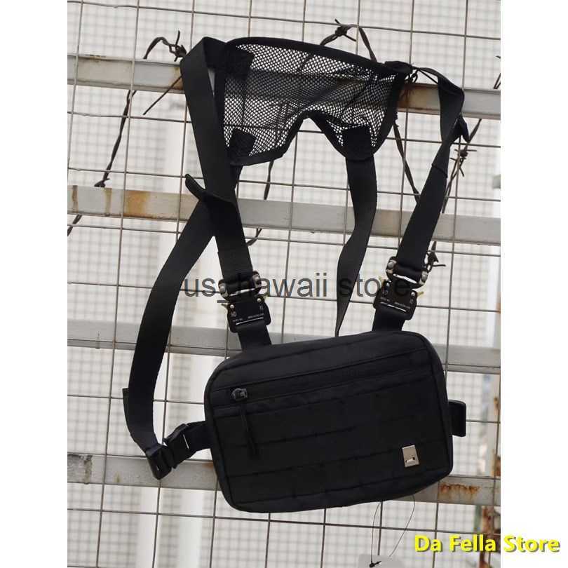 

Evening Bags 1017 ALYX 9SM CLASSIC CHEST Bag Men Women Nylon Adjustable bandage ALYX Backpacks Zipper closure Mesh detail Metal safety buckle T230302