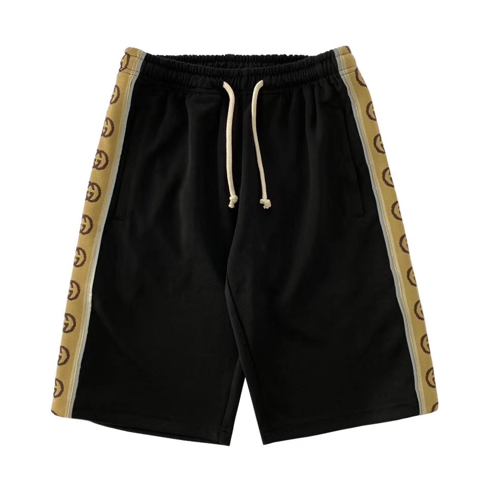 Gucci Adidas Shorts Men Short Top Gread Mens Shorts 100% 500g Pure Cotton EU Version Of Loose String Bid Penta Pants Men's and women's-image-762661939