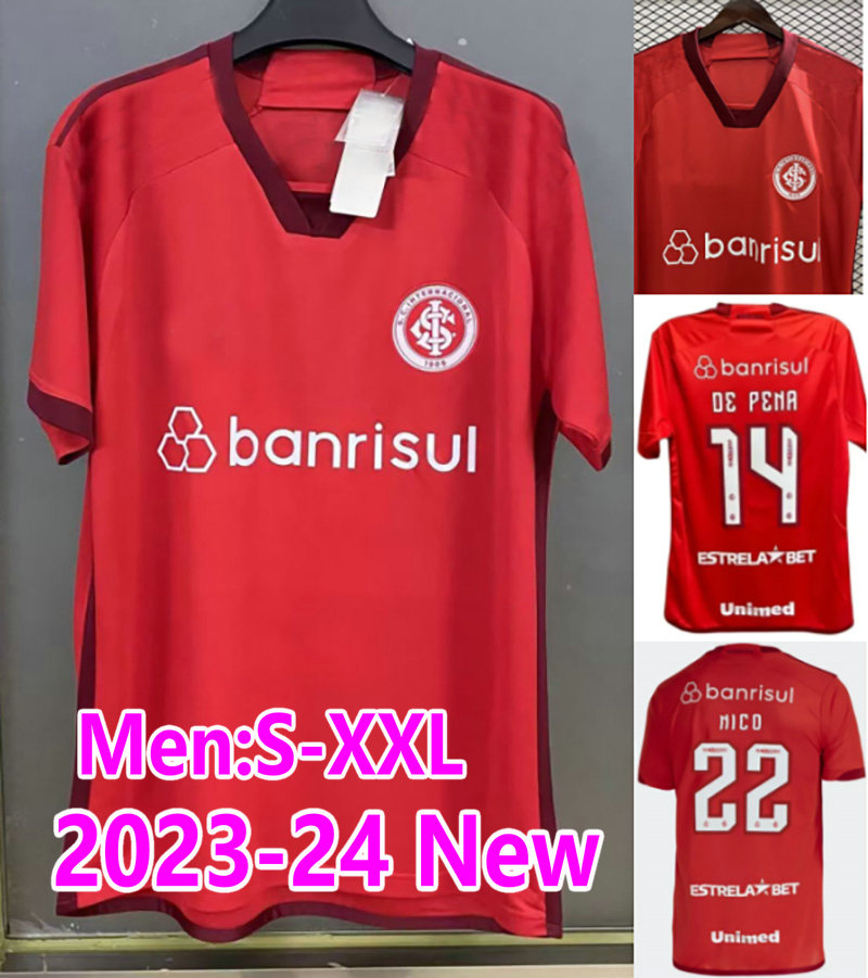 

2023 2024 SC Internacional Soccer Jerseys Camisa sport club GUERRERO T.GALHARDO masculino feminino football shirts maillots de futol men kits, Ivory