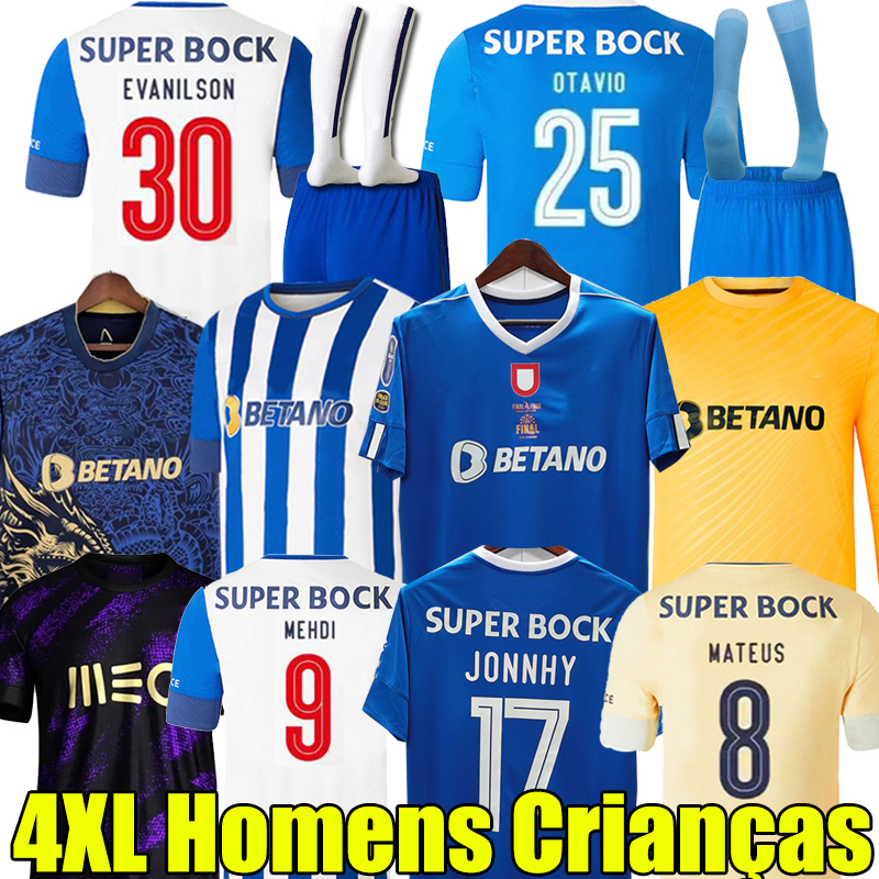 

4XL 22/23 Allianz Cup soccer jerseys Dragon PEPE FABIO VIEIRA MEHDI 2022 2023 OTAVIO EVANILSON MATHEUS Maillots foot Shirt MAREGA OTAVIO SERGIO Kits sock long sleeves, 22-23 goalkeeper long sleeves