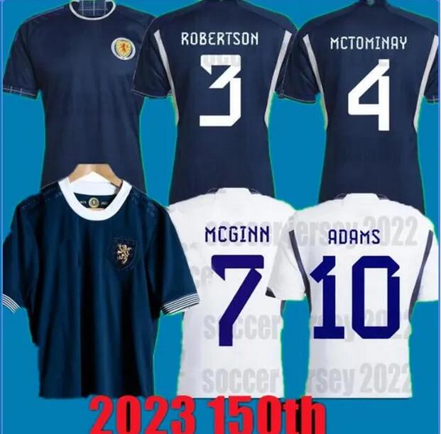 

2023 Scotland 150th Anniversary soccer jersey blue Special edition TIERNEY DYKES ADAMS football shirt 23 24 CHRISTIE McGREGOR MCGINN McKENNA men kids uniforms BB, Adult size