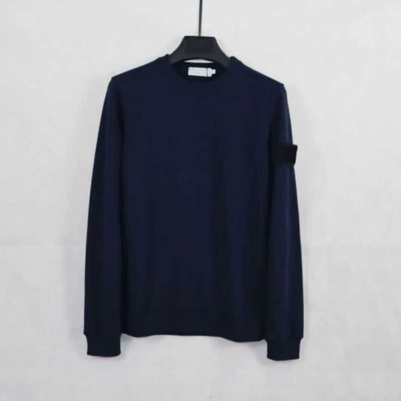 

Designers Stone Islands Classic Badge Sleeve Logo Long Sleeve Bottom Shirt Men and Women Couples Loose Simple Cotton Versatile Top yh, Beige