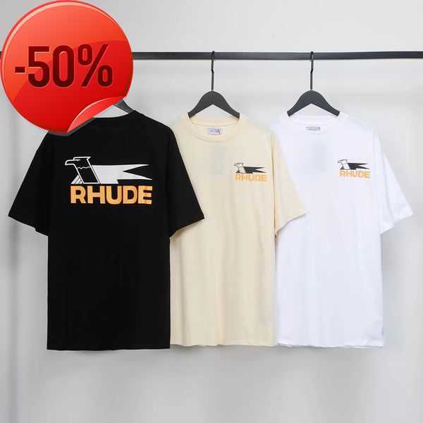 

23s Summe Rrhude Mens t Shirt Designer Polo Shirts for Men Womens Shirts Fashion Tshirt with Letters Casual Summer Short Sleeve Tees Womanascz
