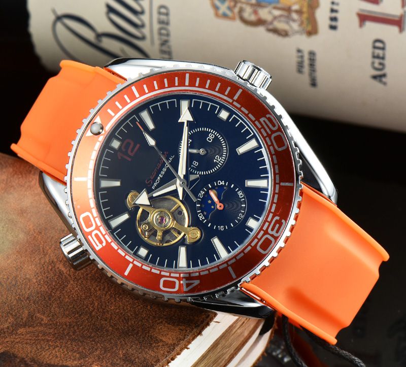 

Omeg Stainless Men 2023 New Mens Watches All Dial Work Automatic machinery watch Top Luxury Brand Clock Men Fashion, 01