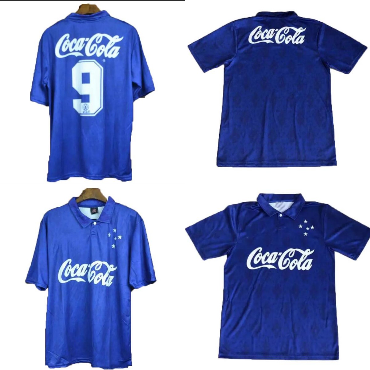 

1993-94 CRUZEIRO retro soccer jerseys BR football shirt Cruzeiro home club Camisas shirts, Blue