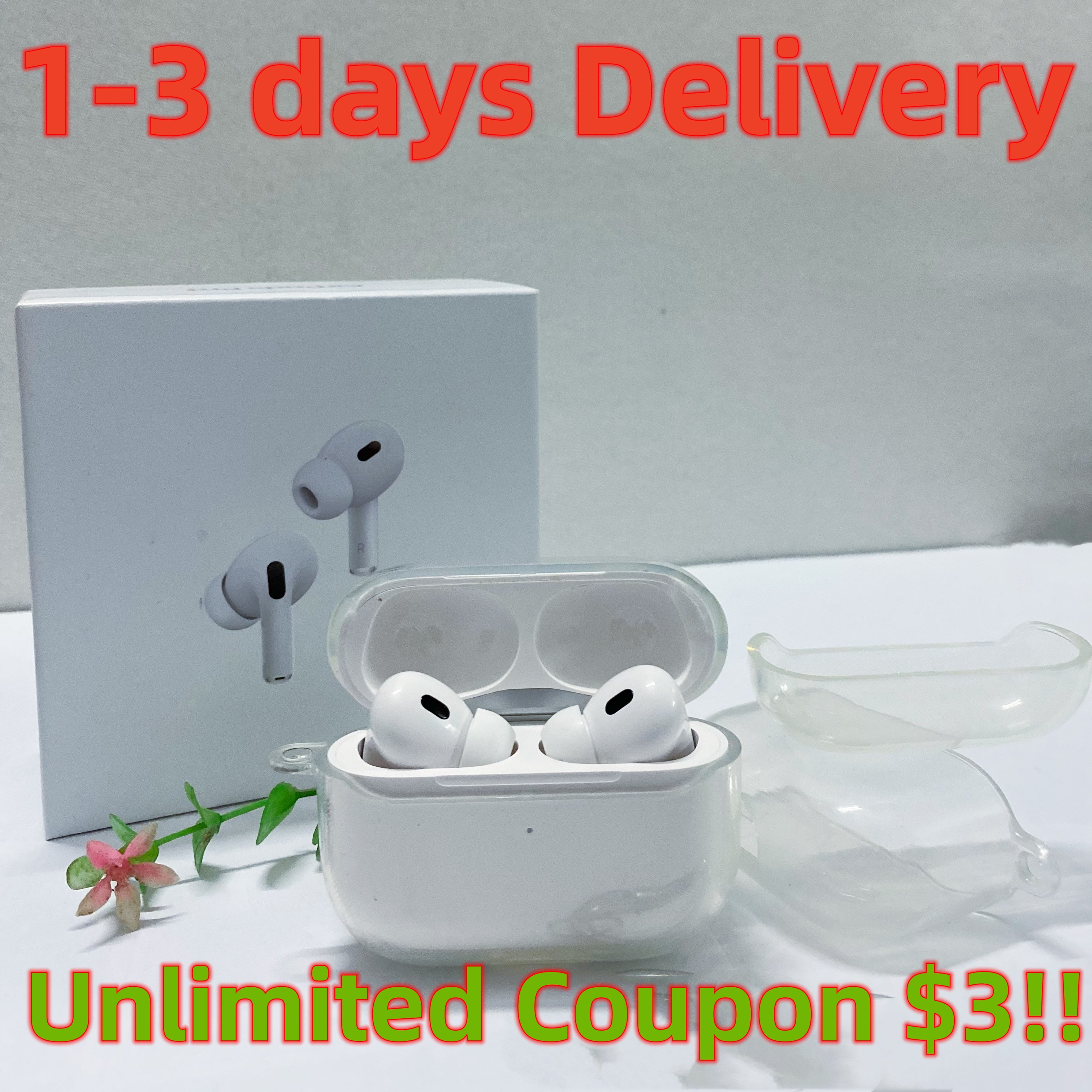 

USA Stock For Airpods 2 pro airpods 3 airpod earphones Accessories Solid Silicone Cute Protective Headphone Cover Apple airpods pro 2 2nd generation Shockproof Case