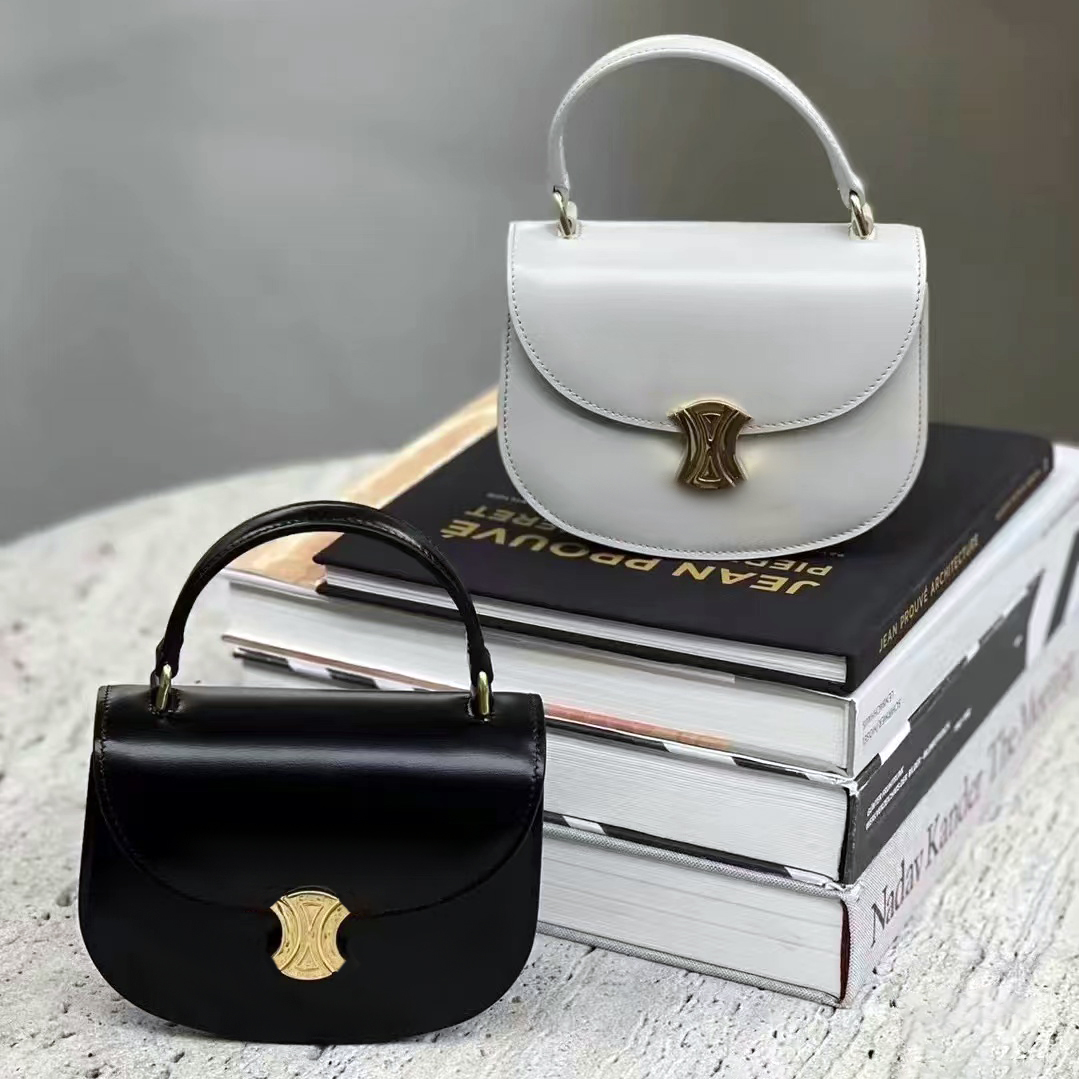 

Designer celins saddle besace teen triomphe mini Bag Luxury tote handbag man wallet Womens purse classic flap genuine leather crossbody clutch shoulder strap bags, Red