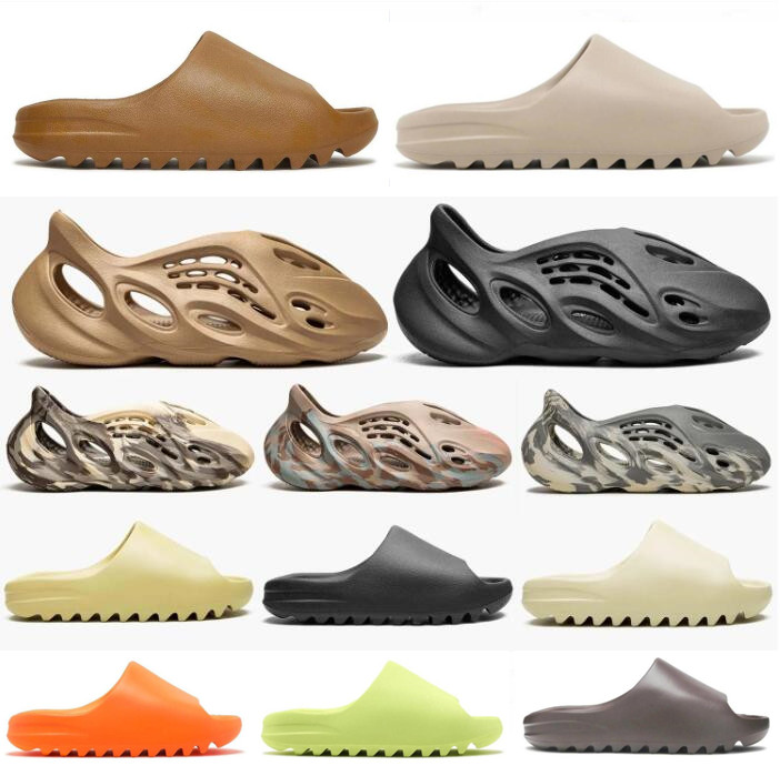 

2023 Designer Slippers Men Woman Slider Vermillion Mineral Blue Onyx Pure Sandals Slide Slipper Foam Ochre RUNR Bone Resin Clog Desert Ararat Runr Slides Shoe, 11