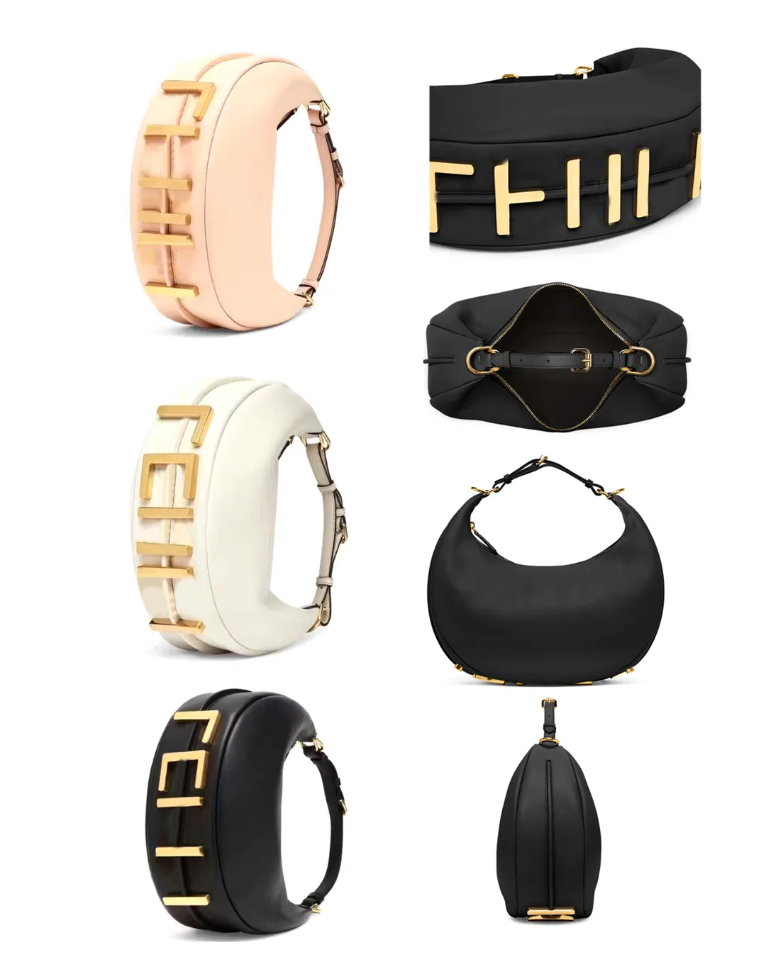 

Luxurys Designer Bags Totes Underarm Bag Cross Body Clutch Fashion Classic Genuine Leather Men Women's Wallets Handbags Metal Logo Handbag Zipper Shoulder, Black