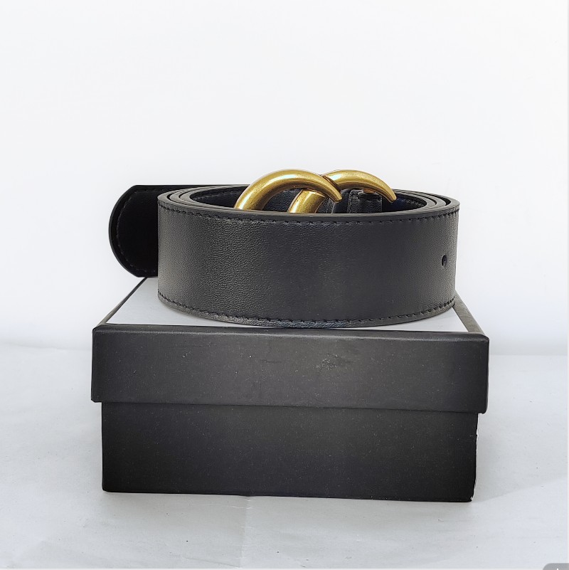 

Fashion Classic Printed Belt Designer Gold silver Smooth buckle Genuine Leather Casual Belt 20 Styles Width 38mm Belts Women Man waistband belts 026#, High quality belt+box