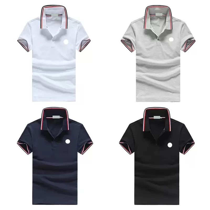 

designer French brand mens polo luxury men  polo shirt sport summer women trend pure breathable size /M/L/XL/XXL/XXXL Color Pink Black White Dark Grey, A1