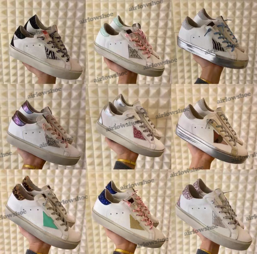 

NEW Designer Shoes 2022 New Hi Star Sneakers Platform Sole Shoes Women Casual Shoe Goldens Gooses Italy Brand Double Height And Iconic