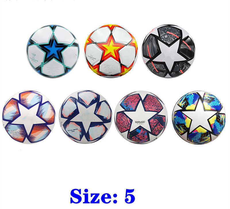 

2021 2022 2023 European champion Soccer ball 21 22 23 League Final KYIV UEFAS PU size 5 balls granules slip-resistant football