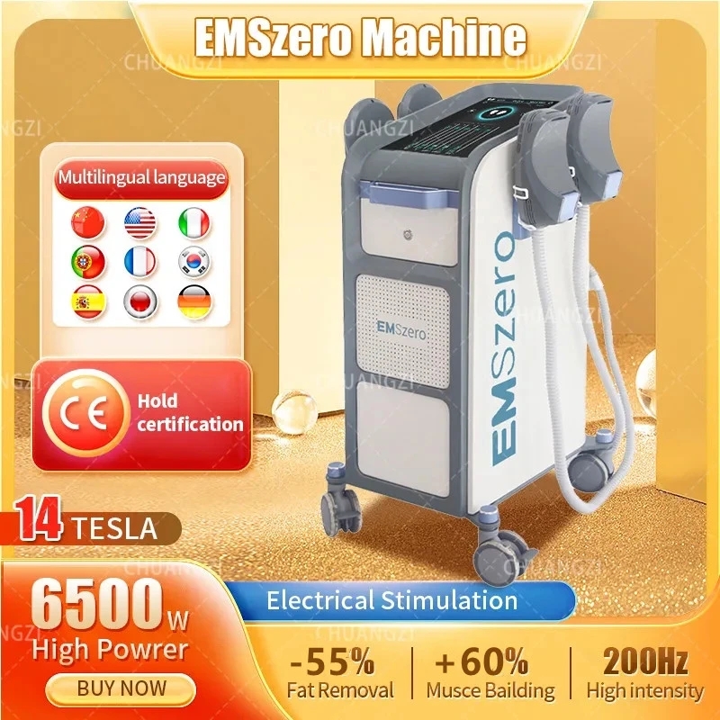 

RF Equipment New EMSzero 6500W Neo HI-EMT Electromagnetic Muscle DLS-EMSLIM EMS Muscle Stimulator Shaping Hip Fat Remove