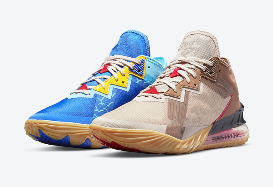 

2023 LeBrons 18 Low Wile E. vs Roadrunner Shoes Space Jam Men Basketball Sport Shoe Sneakers With Box, 10