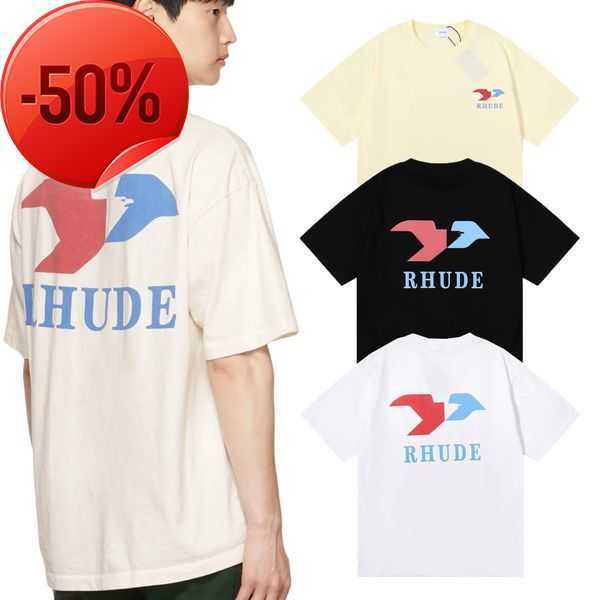 

23s Summe Rrhude Mens t Shirt Designer Polo Shirts for Men Womens Shirts Fashion Tshirt with Letters Casual Summer Short Sleeve Tees Womanqh1g