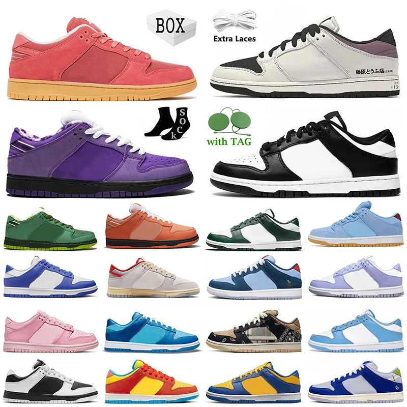 

With Box Panda Dunks Shoes Purple Concepts Lobster Dhgate DUN LOW Sneakers Adobe Teddy Bear Kentucky UNC Triple Pink Black White UNC Grey Fog Off Women Mens Trainers, A48 parra abstract art 36-45