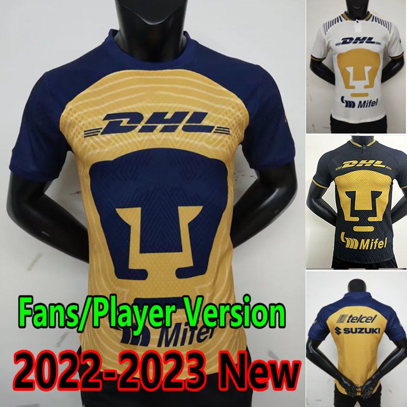 

2022 Liga MX FC UNAM Soccer Jerseys Fans Player Version 22 23 home away 3rd SALVIO J.RODRIGUEZ football shirt L.LOPEZ AMAURY G. camisetas DINENNO H.MERITAO men kids sets, Kids 2023 3rd