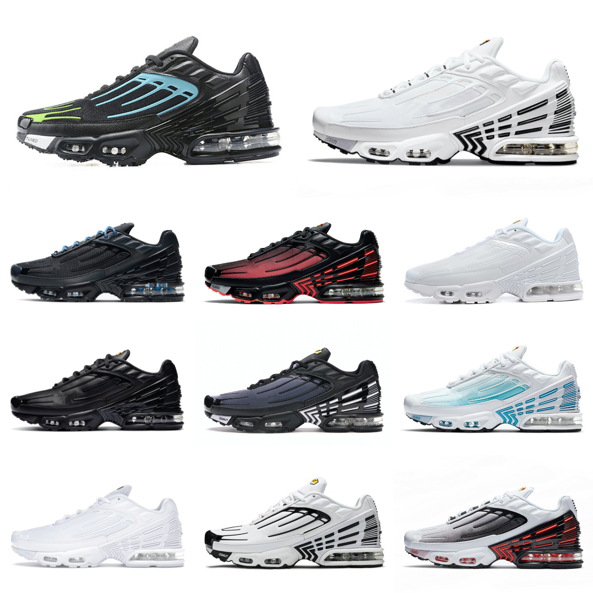

Discount Tn Plus 3 Tuned Men Sports Shoes III 3s Hyper Violet Deep Parachute Ghost Green Triple Black Laser Blue White Aquamarine Obsidian Leather Trainer Sneakers S9, Please contact us