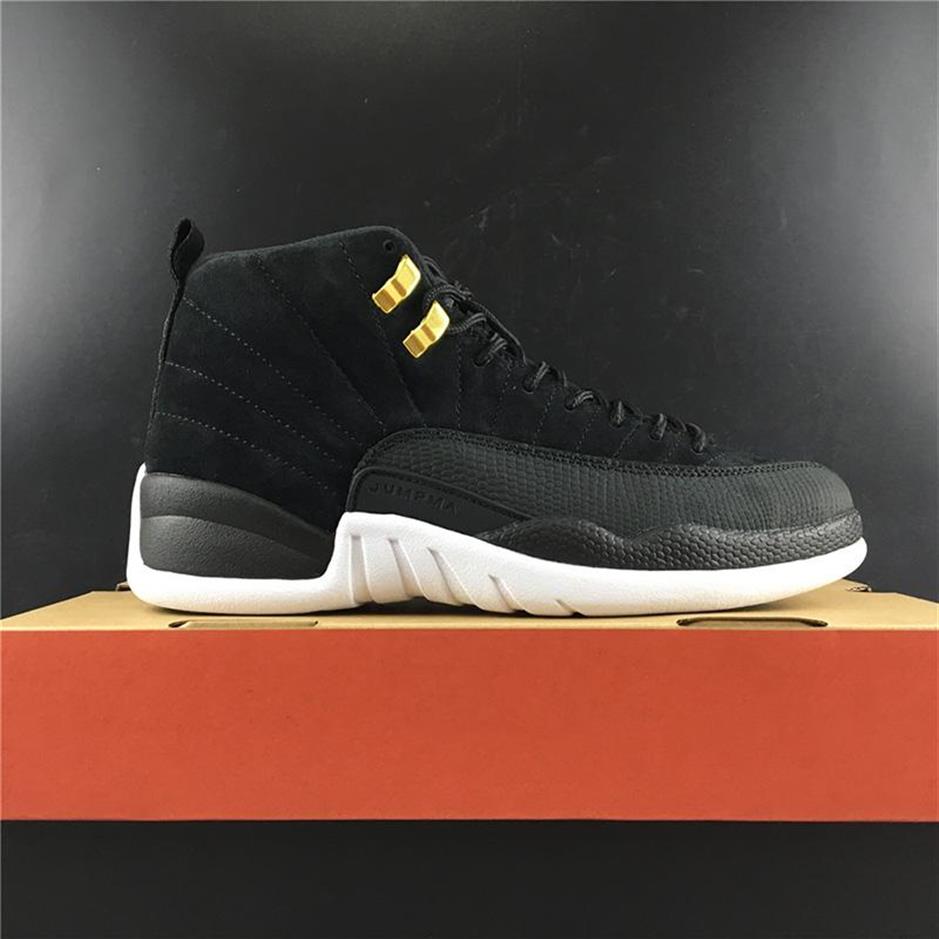 

Air 12 Reverse Taxi Black White 130690-017 12s XII Men Kicks Sports Shoes Sneakers Trainers Quality With Original Box262x