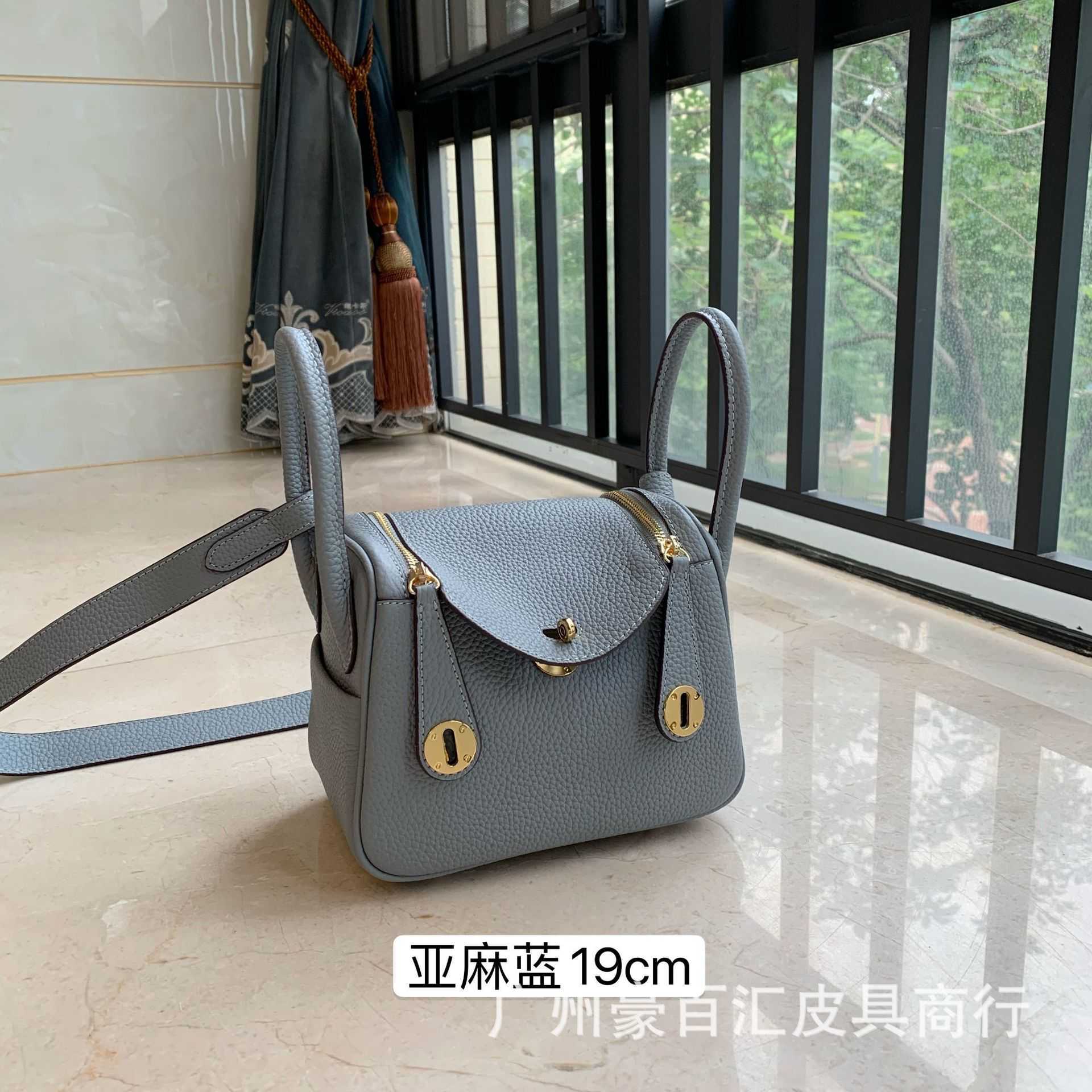 

Lindys Bags bags 19 Mini Leather doctor's bag pillow single shoulder diagonal straddle portable women's head leather ayw, 19cm milk shake white