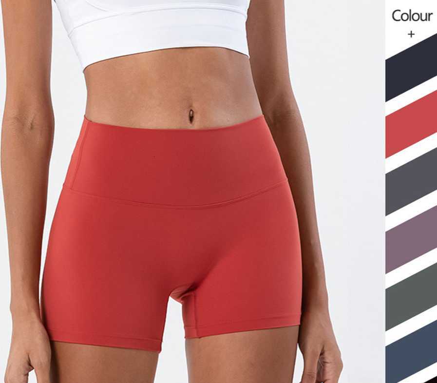 

Super Soft Lululemens Shorts Leggings Womens Spring Summer Quick Drying Lift Hips Gym Athletic High Waist Pant Fitness Running Clothing Biker Wor, No.5