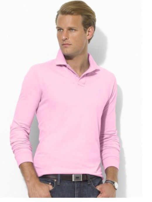 

2023 Wholesale new autumn 14 discounted small Solid long-sleeved cotton Men's Polo shirt size S-2XL.Drop shipping, 01