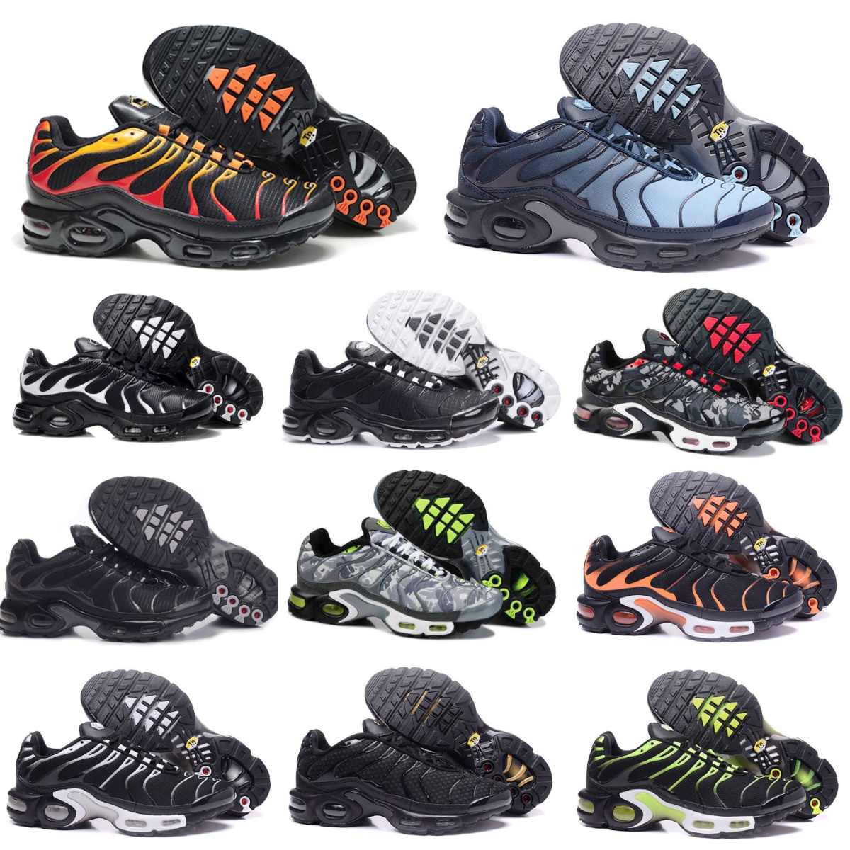 

2023 Mens Tn Running Shoes Tns OG Triple Black White Teal Volt Blue Crinkled Metal Chaussures Requin Be True Max Plus Ultra Seafoam Grey Frost Pink Designer Sneakers S2, Please contact us