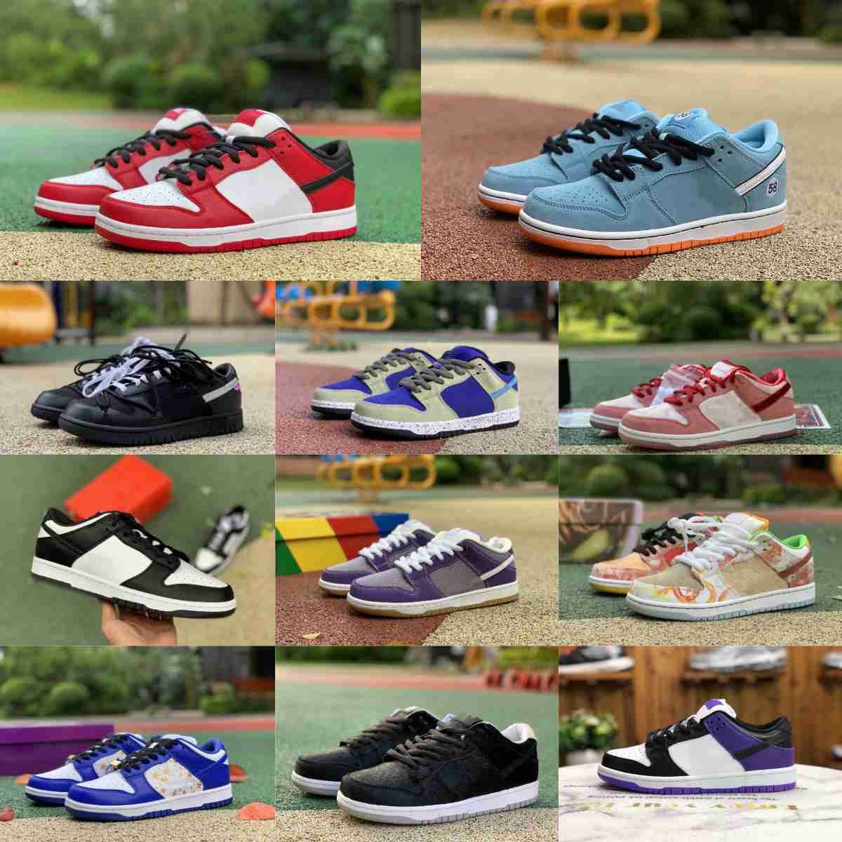 

Top Quality SB Running Shoes Men Women White Black Parra Zebra Laser Blue Lot 35 SB Chicago Team Green Green Glow Photon Dust Kentucky University Red Trainers Sneakers, Please contact us