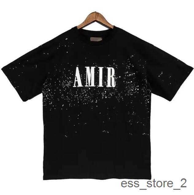 

Amirs tee Summer Amari Designer Men's T-shirts Printed Fashion Man Cotton Casual Womens Tees Short Sleeve Luxury Hip Hop Streetwear 1O8W, 21