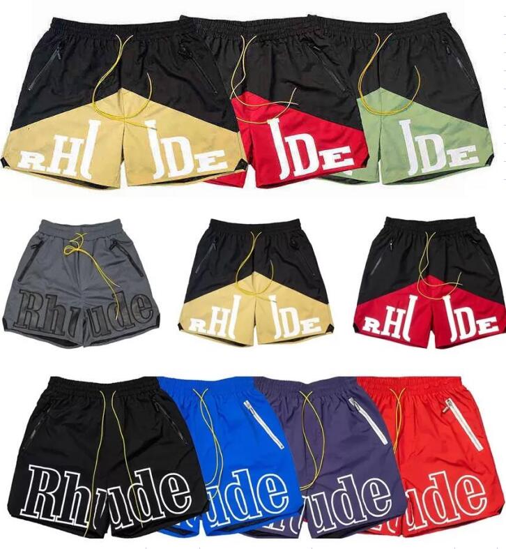 

Designer Men RH Limited Rhude Shorts Summer Swim Short Knee Length Hip Hop High Street Sports Training Beach Pants Mens Elastic Waist Hip Hop shorts, Add postage
