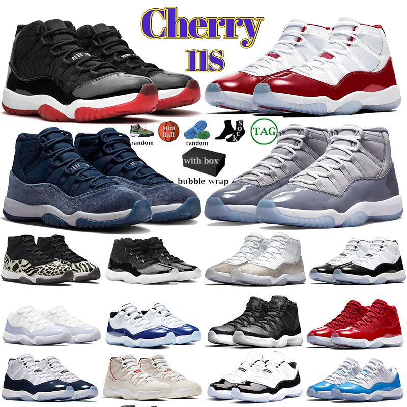 

Designer 11 11s High Basketball Shoes for men women New DMP 2023 Cherry Cool Grey Midnight navy Win Like 96 Low 72-10 Pink Snakeskin Bred Cap and Gown Mens Sports Sneakers, No.12- 25th anniversary