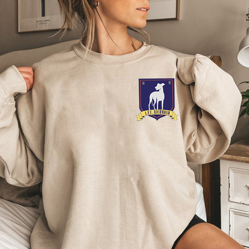 

Women' Hoodies Sweatshirts AFC Richmond Sweatshirt Ted Lasso Est 1897 Roy Kent Pullover Television Series 230302, Black
