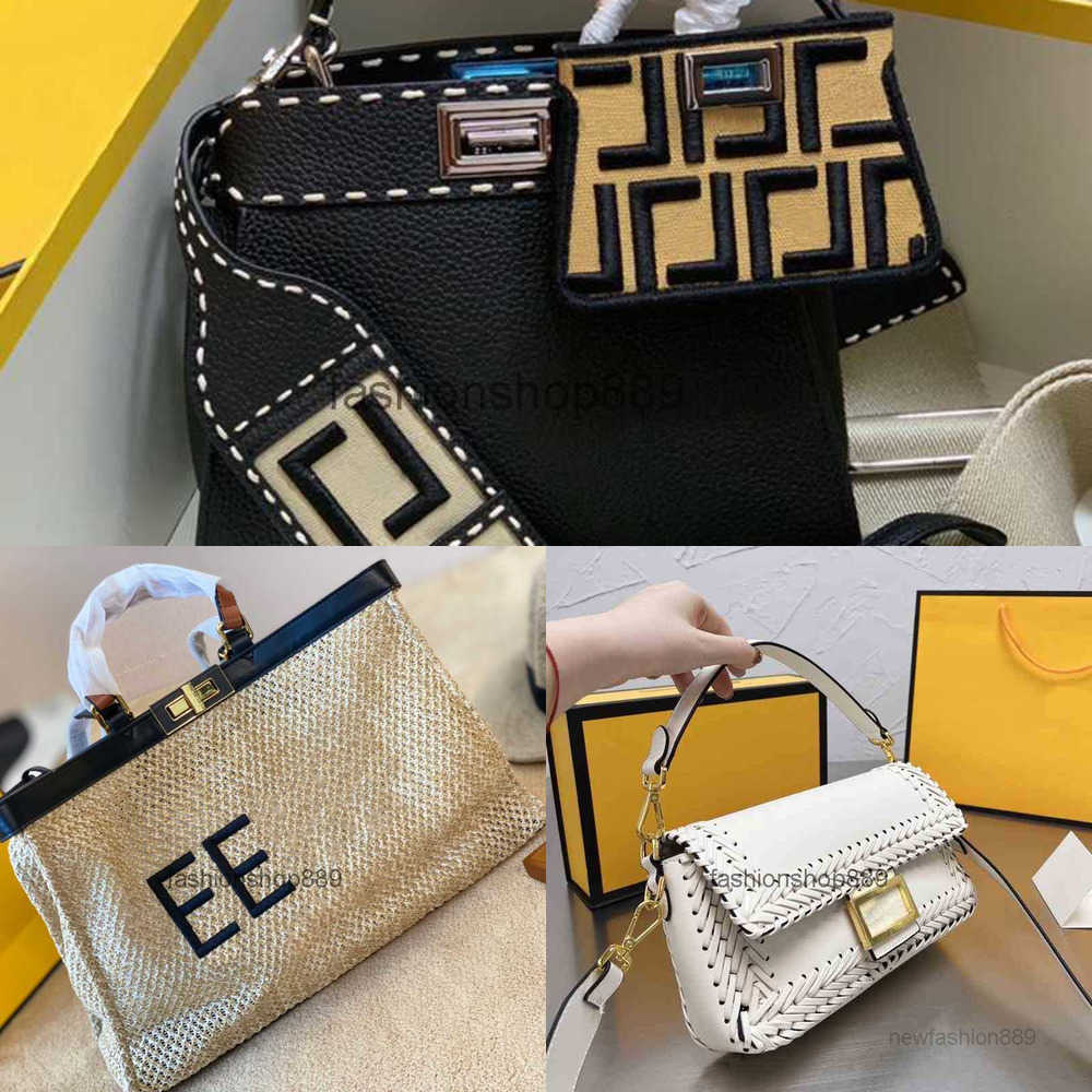 

Bags Shoulder Baguette Designer Women bags Woven Straw tote Handbag Luxury Leather bag Cross body Female Underarm Purses tops quality, 14