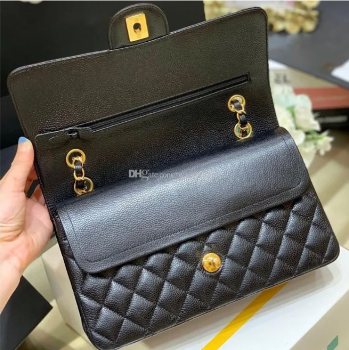 

fashion Shoulder bag 10A Mirror quality Classic Caviar Flap Bag Designer Women Cross Body Bags A01112 Luxuries Designers Handbag 25.5CM
