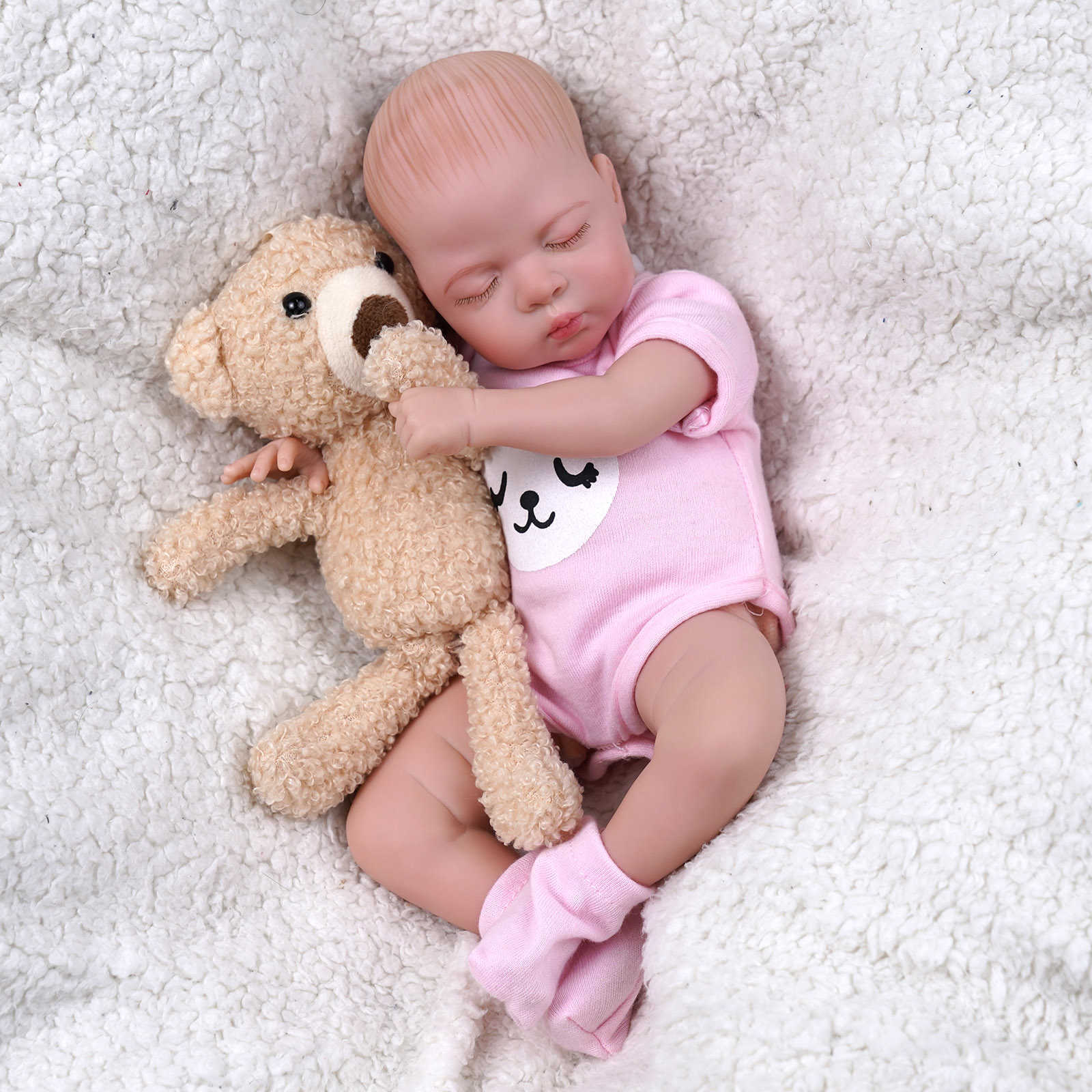 

Dolls RBG Reborn Finished Dolls Luna Reborn Baby 30cm New Face Realistic Lifelike Newborn Baby Mini Baby Girl GiftsJ230301