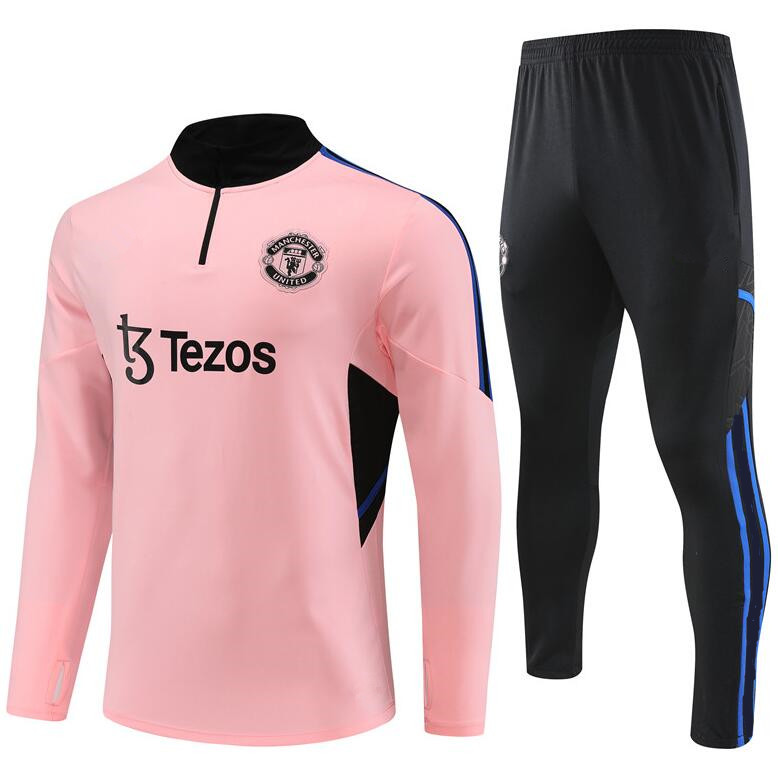 

2022 2023 2024 MANCHESTE SANCHO man utds Tracksuit Jerseys soccer Half pull Track suits jacket chandal training FERNANDES RASHFORD sports wear