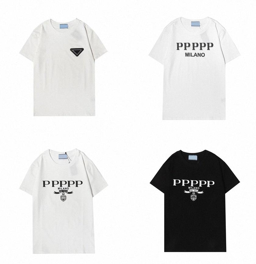 

Mens tshirt Designers Men Tops Clothing Black White Tees Short Sleeve Womens Triangular Badge Letter Print Casual Hip Hop Streetwear Tshirts Asian Size 3XL 4XL