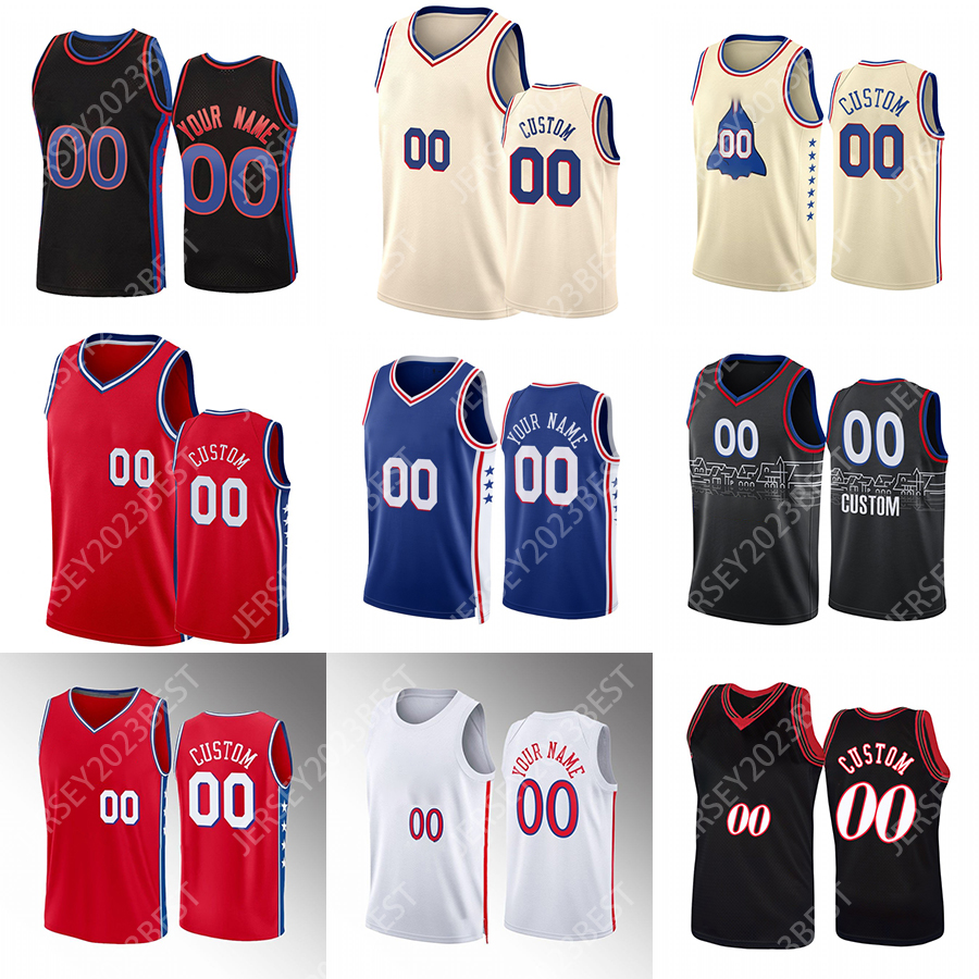 

Custom Printed Basketball Jerseys man Joel Jame 21 1Harden Tyrese 3 Embiid 2 Maxey City Allen 0 Iverson Shirt 76man Men Women Youth Kids, Wine red