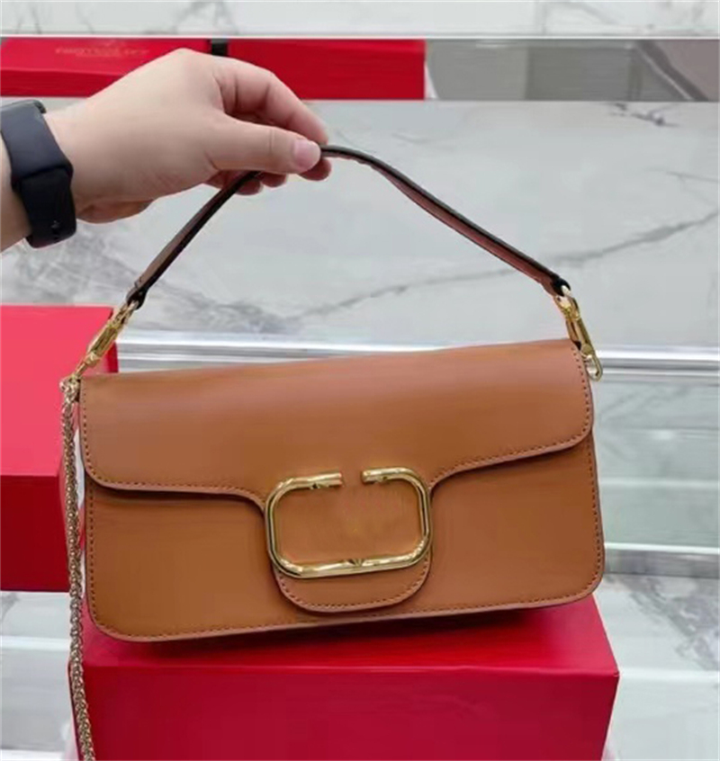 

Cross Body Designer Rivet Baguette Bag Sliding Chain Crobody Bags Handle Handbag Fashion Shoulder Sheepskin Purse Bra Hardware Leather Claic Letter Hasp Pouch 2022