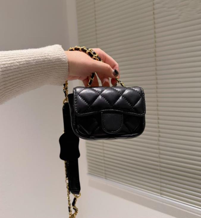 

21K chest bag mini Cross Body bags New style Designer bag fashion women purse cow leather top quality multi-role with dustbag, Black