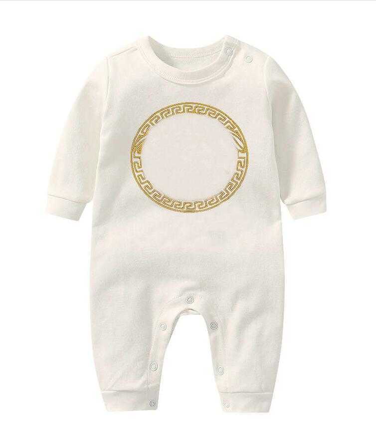 

New Arrivals Kids Rompers Baby Bodysuit Boys And Girls Print Long Sleeve Jumpsuit Romper Time Limited Unisex 100% Cotton, Red