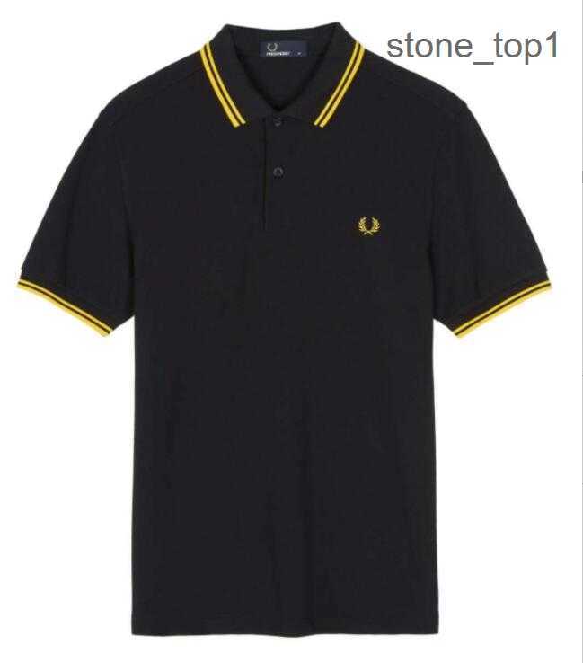 

Polo Fred Perry Classic Shirt English Cotton Short Sleeve 2023 Designer Brand Summer Tennis Men's T-shirt 12 Colors ADAL