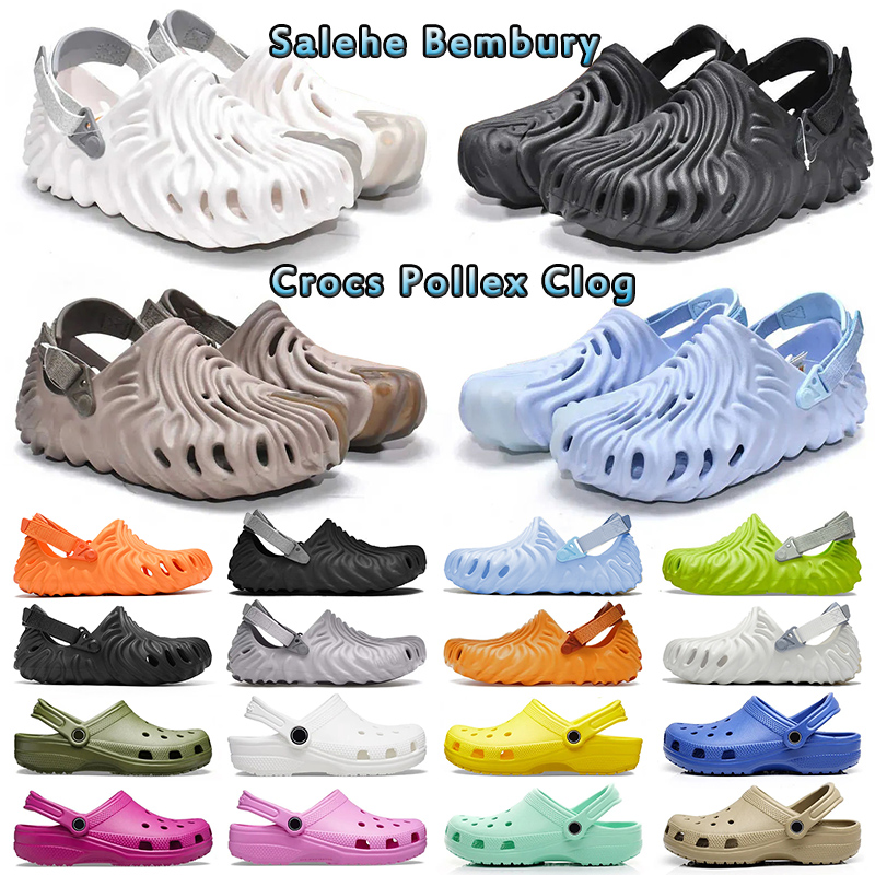 

Salehe Bembury x Croc Pollex Clog Platform Sandals Men designer slippers slides classic Stratus Menemsha Cucumber Urchin Shoes women, 13