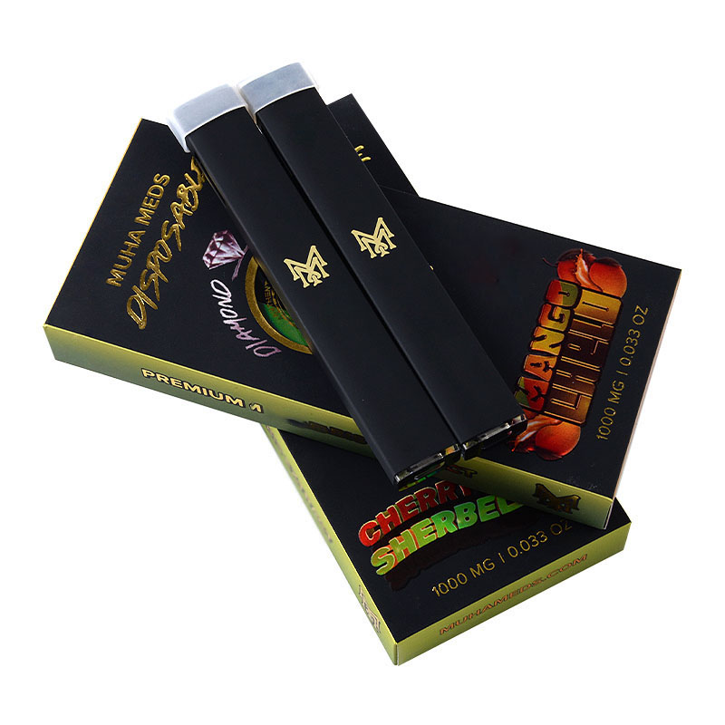 

Filled Muha Med Disposable U.S Stock carts Cartridges Atomizers Full Glass Thick Oil Snap On Wax Vaporizer E Cigarettes 510 Thread Empty With Packaging 10