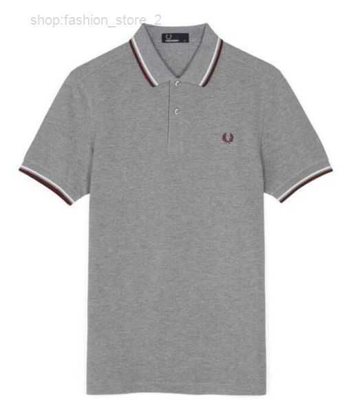 2023 New Quality Classic Polo Shirt English Cotton Short Sleeve Designer Brand Summer Tennis Men's T-shirt 12 Colors Fred Perry S-2xl 3 polo sh