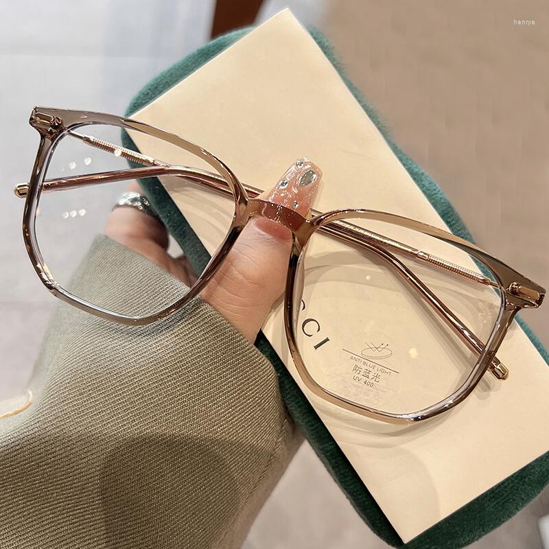 

Sunglasses Fashion Vintage Oversized Anti Blue Light Glasses Office Computer Goggles Unisex Round Frame Radiation Video Gaming Eyewear